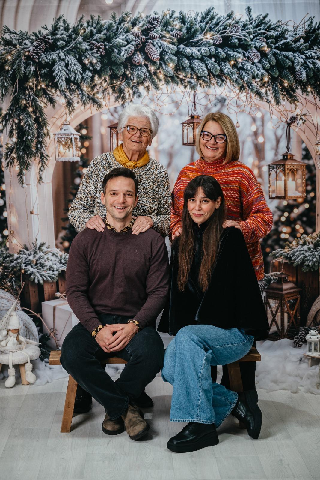 Grandma Nada, Milada, and Borna — the Erhatic family